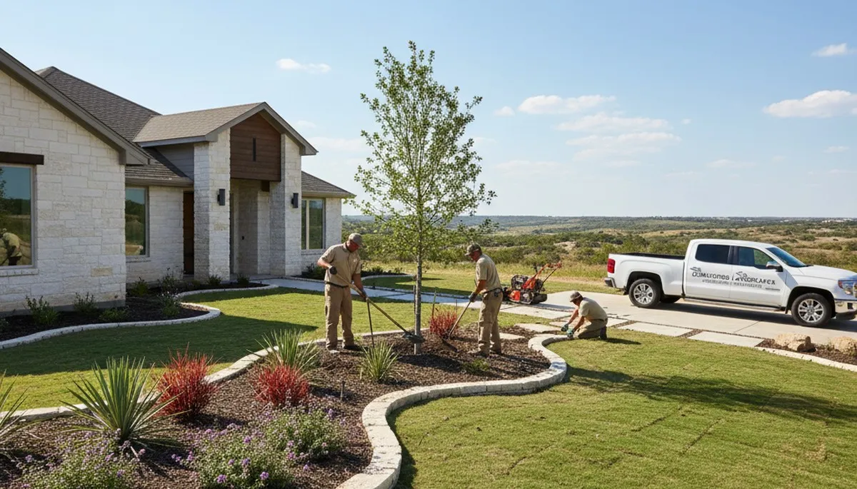 Landscaping service in San Antonio, TX for residential and commercial outdoor maintenance
