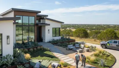 Landscaping services in San Antonio, TX by a professional local landscaping company