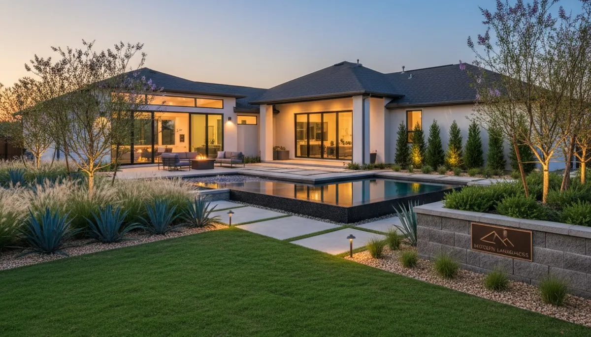 Landscaping crew in San Antonio, TX providing professional yard maintenance service