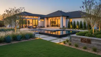 Landscaping crew in San Antonio, TX providing professional yard maintenance service