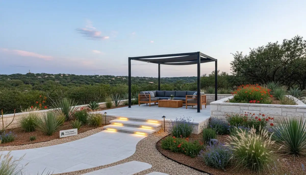 Landscaping team serving San Antonio, TX with professional lawn and landscape services